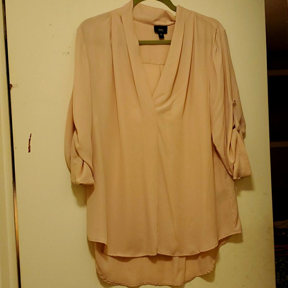 Champagne pink blouse